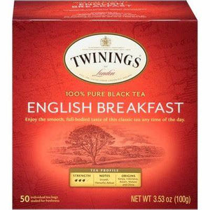 TWININGS ENGLISH BREAKFAST X 50 - ROSSO - 14533
