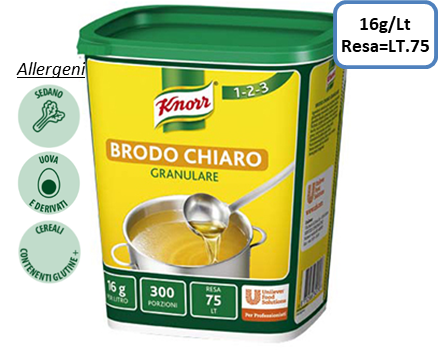 BRODO CHIARO GRANULARE KG. 1,2 - KNORR - 12108