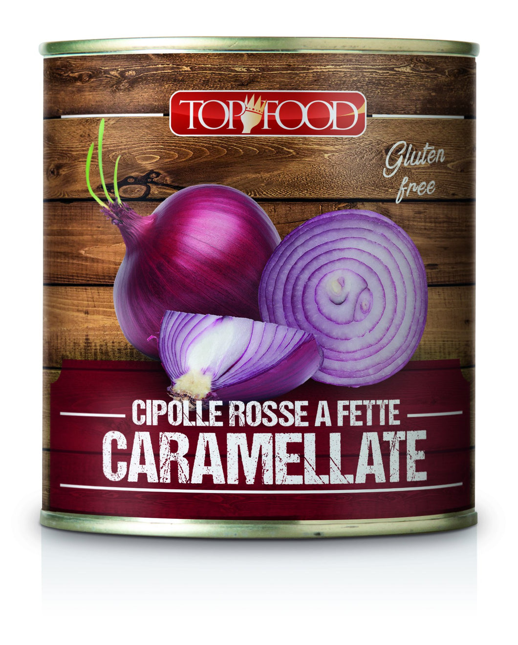 CIPOLLE ROSSE CARAMELLATE IN AGRODOLCE GR. 800 - LATTA - 60786