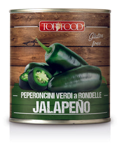 PEPERONCINI VERDI JALAPENO A RONDELLE GR. 750 - LATTA - 60787