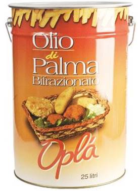 OLIO DI PALMA BIFRAZIONATO LT. 25 - 62021