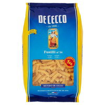 DE CECCO KG. 1 X PZ. 12 - FUSILLI (N. 34) - 69158