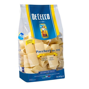 DE CECCO Gr.500 x Pz. 12 - PACCHERI LISCI (N. 125) - 69162