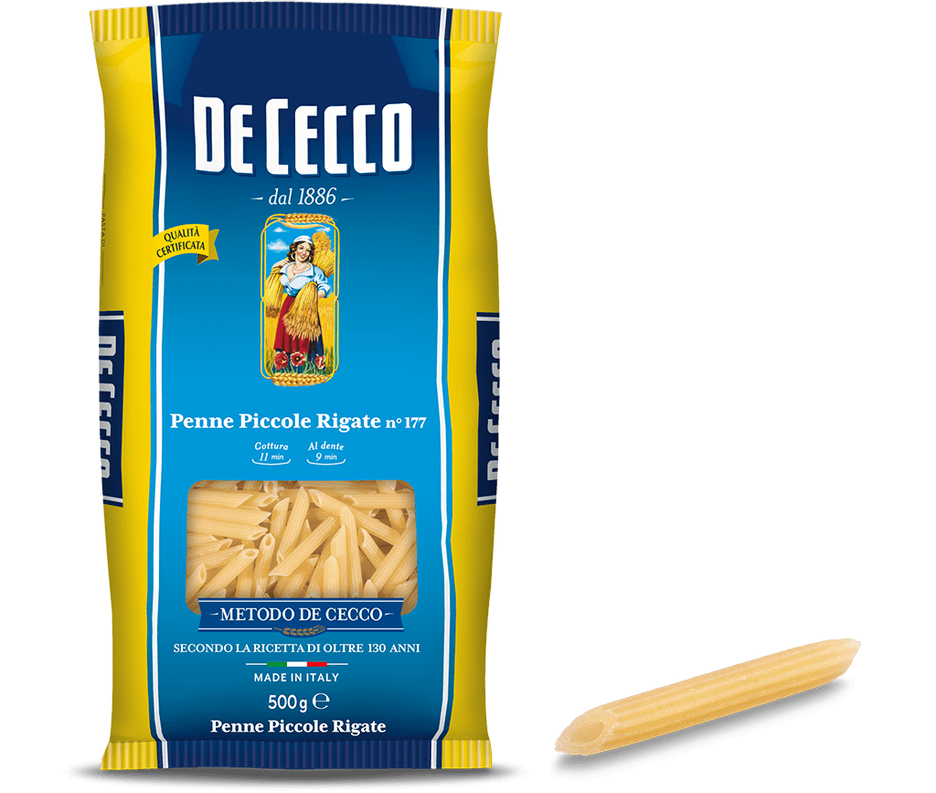 DE CECCO KG. 1 X PZ. 12 - PENNE PICCOLE RIGATE (N. 177) - 69308