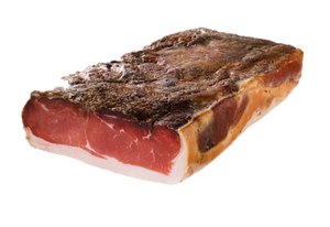 PROSCIUTTO MATTONELLA A METÀ C/CA KG. 2,5 S.V. - "DOLCETTA" TRASPARENTE - 71179