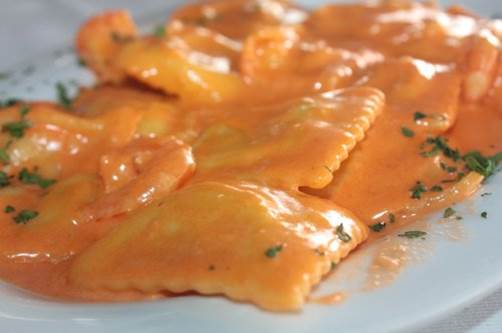 RAVIOLI IN SALSA ROSA GR. 350 X 6 - MACCK - 80080