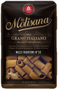 LA MOLISANA KG. 500 X PZ. 12 - MEZZI RIGATONI INTEGRALI N. 20 - 69635